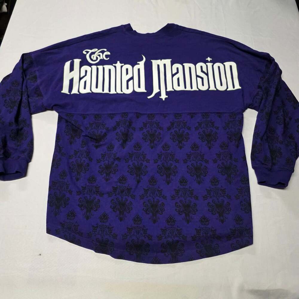 Disney Parks The Haunted Mansion Ghost Host Spirit Jersey Purple Wallpaper Small